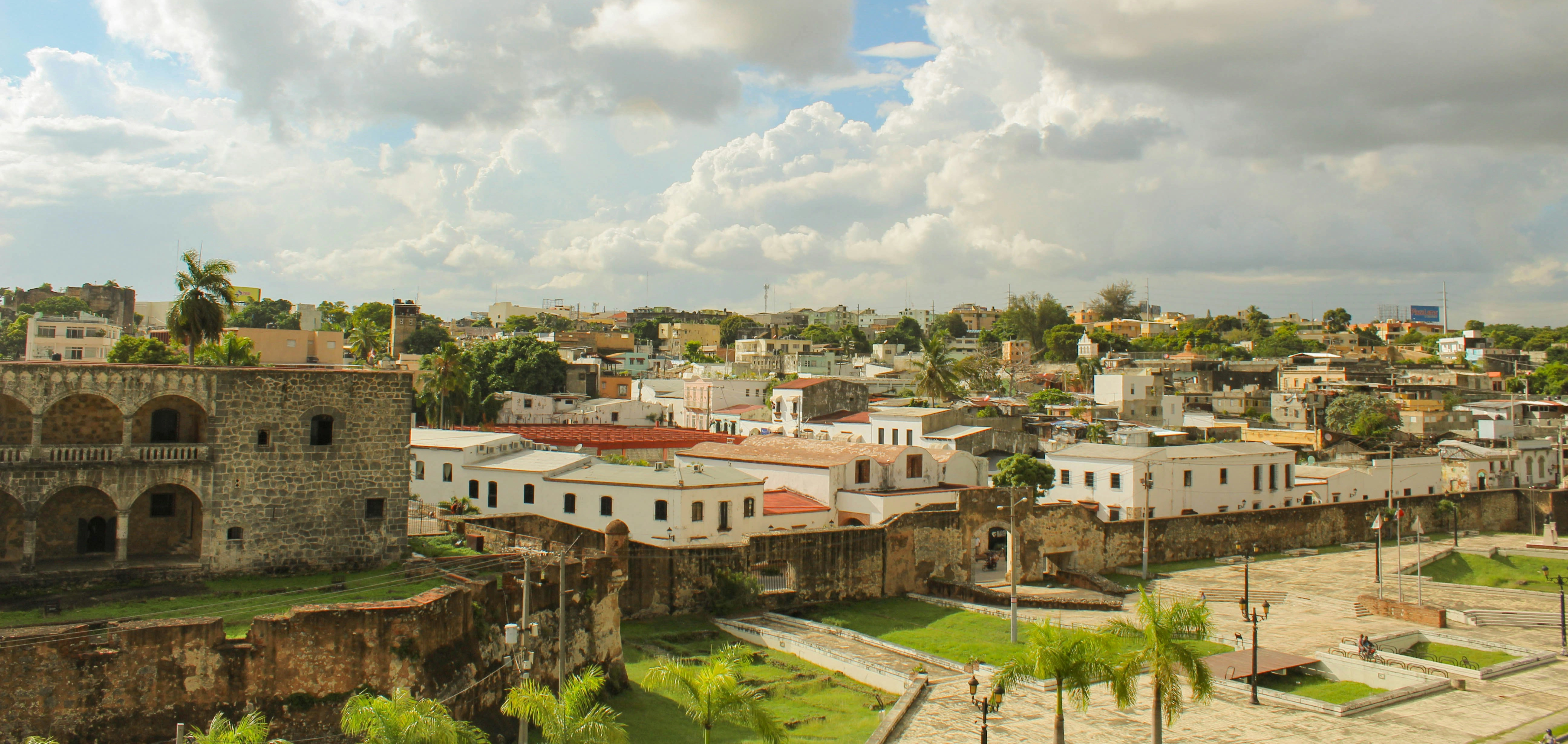 A busy town covering the side of a hill with no end in sight.