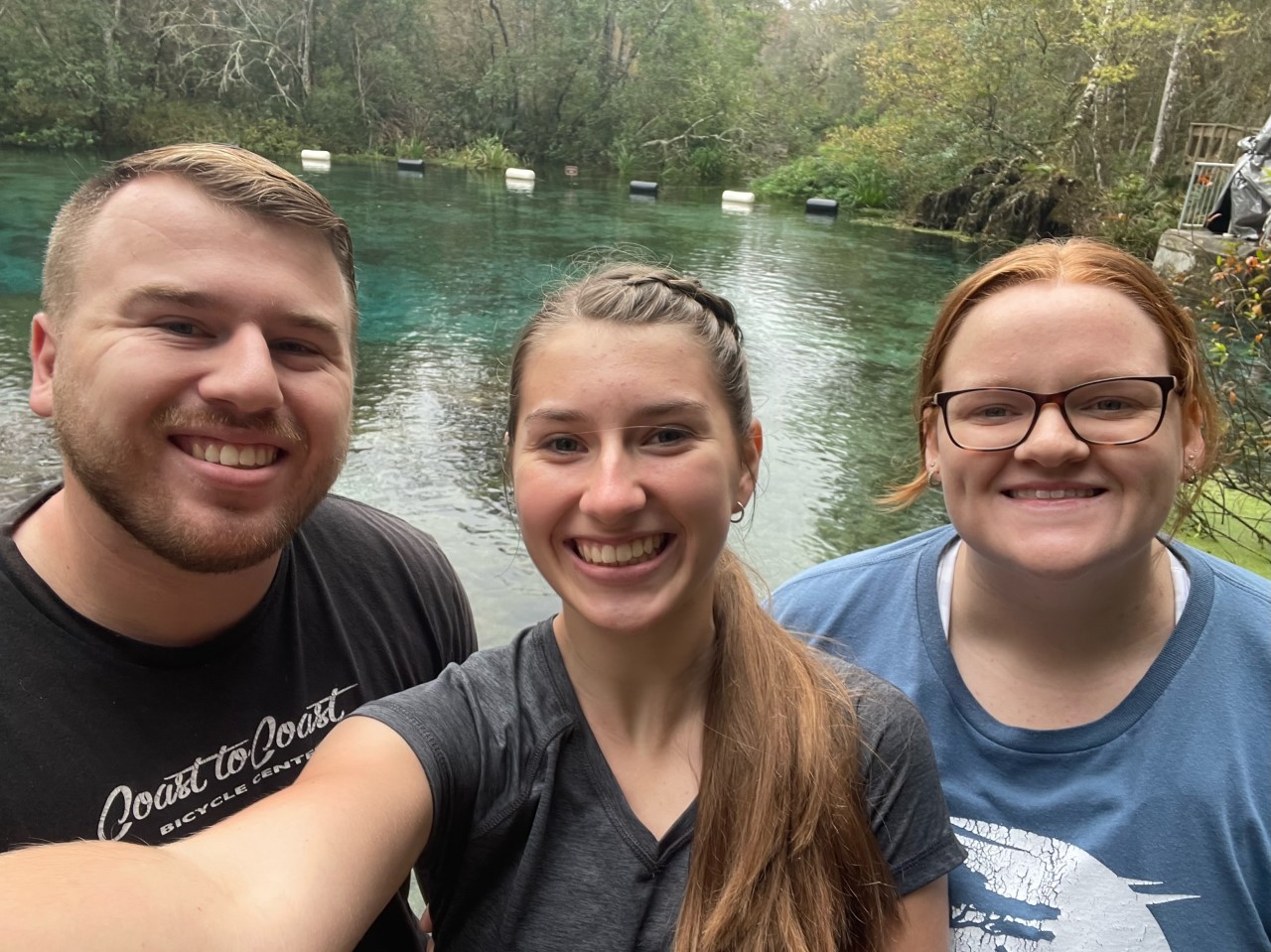 Me, Tim, and Faith at Ichetucknee Springs! 